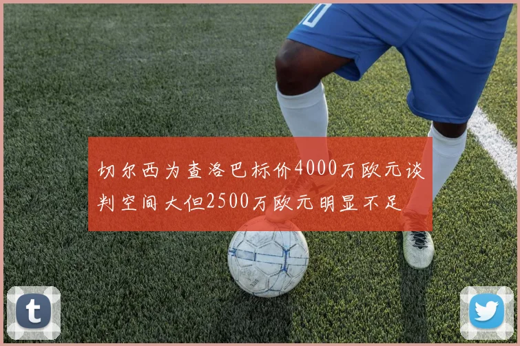 切尔西为查洛巴标价4000万欧元谈判空间大但2500万欧元明显不足